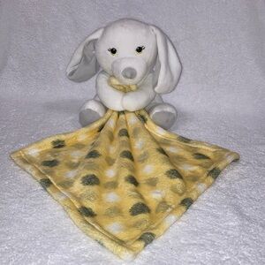 Little Beginnings Lovey 7” Puppy Dog Attached 10” Security Blanket Plush